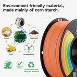 Creality Ender PLA+ Filament Orange, 1KG Spool (2.2lbs), 1.75mm Diameter, Compatible with 99% FDM 3D Printers, Strong Toughness, Clog-Free, Vacuum Packaged, High Precision, Eco-Friendly