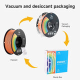 Creality Ender PLA+ Filament Orange, 1KG Spool (2.2lbs), 1.75mm Diameter, Compatible with 99% FDM 3D Printers, Strong Toughness, Clog-Free, Vacuum Packaged, High Precision, Eco-Friendly