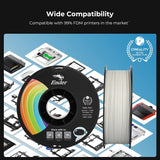Creality Ender PLA+ Filament White, 1KG Spool (2.2lbs), 1.75mm Diameter, Compatible with 99% FDM 3D Printers, Strong Toughness, Clog-Free, Vacuum Packaged, High Precision, Eco-Friendly