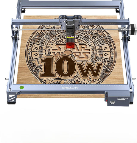 Creality Falcon 10W Laser Engraver – High Precision 0.06mm, 17"x16" Cutter for Wood, Metal, Acrylic, Glass
