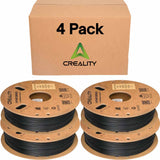 Creality Black PETG Filament 4 Pack 1.75mm - High-Speed 3D Printer Filament for K1 Max, 30-600mm/s Printing, 1kg/2.2lbs Spool, Hyper PETG with Dimensional Accuracy +/- 0.03mm