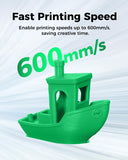 Creality Green PETG Filament 12 Pack 1.75mm - High-Speed 3D Printer Filament for K1 Max, 30-600mm/s Printing, 1kg/2.2lbs Spool, Hyper PETG with Dimensional Accuracy +/- 0.03mm