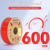 Creality Red PETG Filament 4 Pack 1.75mm - High-Speed 3D Printer Filament for K1 Max, 30-600mm/s Printing, 1kg/2.2lbs Spool, Hyper PETG with Dimensional Accuracy +/- 0.03mm