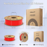 Creality Red PETG Filament 12 Pack 1.75mm - High-Speed 3D Printer Filament for K1 Max, 30-600mm/s Printing, 1kg/2.2lbs Spool, Hyper PETG with Dimensional Accuracy +/- 0.03mm