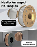 Creality Transparent PETG Filament 4 Pack 1.75mm - High-Speed 3D Printer Filament for K1 Max, 30-600mm/s Printing, 1kg/2.2lbs Spool, Hyper PETG with Dimensional Accuracy +/- 0.03mm
