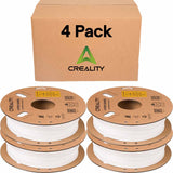 Creality White PETG Filament 4 Pack 1.75mm - High-Speed 3D Printer Filament for K1 Max, 30-600mm/s Printing, 1kg/2.2lbs Spool, Hyper PETG with Dimensional Accuracy +/- 0.03mm