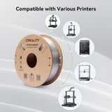 Creality Transparent PETG Filament 4 Pack 1.75mm - High-Speed 3D Printer Filament for K1 Max, 30-600mm/s Printing, 1kg/2.2lbs Spool, Hyper PETG with Dimensional Accuracy +/- 0.03mm