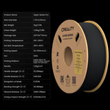 Creality Hyper PLA 3D Printer Filament 12 Pack - 1.75mm, 1kg Spool, Up to 600mm/s High-Speed Printing, +/-0.03mm Accuracy, Compatible with Creality K1 Max Ender-5 S1, Anycubic, Prusa, Bambu, Black