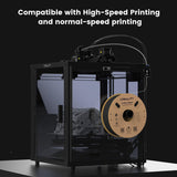 Creality Hyper PLA 3D Printer Filament 12 Pack - 1.75mm, 1kg Spool, Up to 600mm/s High-Speed Printing, +/-0.03mm Accuracy, Compatible with Creality K1 Max Ender-5 S1, Anycubic, Prusa, Bambu, Black