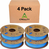 Creality Hyper PLA 3D Printer Filament 4 Pack - 1.75mm, 1kg Spool, Up to 600mm/s High-Speed Printing, +/-0.03mm Accuracy, Compatible with Creality K1 Max Ender-5 S1, Anycubic, Prusa, Bambu, Blue