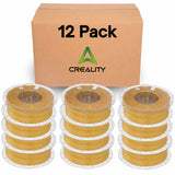Creality Hyper PLA RFID Gold Filament 12 Pack 1.75mm 1kg High-Speed 600mm/s - 3301010459