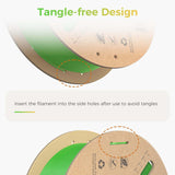 Creality Hyper PLA 3D Printer Filament 1.75mm, 1kg Spool, Up to 600mm/s High-Speed Printing, +/-0.03mm Accuracy, Compatible with Creality K1 Max Ender-5 S1, Anycubic, Prusa, Bambu, Green