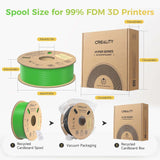 Creality Hyper PLA 3D Printer Filament 12 Pack - 1.75mm, 1kg Spool, Up to 600mm/s High-Speed Printing, +/-0.03mm Accuracy, Compatible with Creality K1 Max Ender-5 S1, Anycubic, Prusa, Bambu, Green