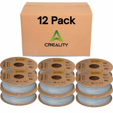 Creality Hyper PLA RFID Grey Filament 12 Pack 1.75mm 1kg High-Speed 600mm/s - 3301010466