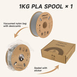 Creality Hyper PLA 3D Printer Filament 1.75mm, 1kg Spool, Up to 600mm/s High-Speed Printing, +/-0.03mm Accuracy, Compatible with Creality K1 Max Ender-5 S1, Anycubic, Prusa, Bambu, Grey