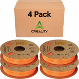 Creality Hyper PLA 3D Printer Filament 4 Pack - 1.75mm, 1kg Spool, Up to 600mm/s High-Speed Printing, +/-0.03mm Accuracy, Compatible with Creality K1 Max Ender-5 S1, Anycubic, Prusa, Bambu, Orange
