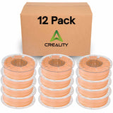Creality Hyper PLA 3D Printer Filament 12 Pack - 1.75mm, 1kg Spool, Up to 600mm/s High-Speed Printing, +/-0.03mm Accuracy, Compatible with Creality K1 Max Ender-5 S1, Anycubic, Prusa, Bambu, Peach-Pink