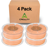 Creality Hyper PLA 3D Printer Filament 4 Pack - 1.75mm, 1kg Spool, Up to 600mm/s High-Speed Printing, +/-0.03mm Accuracy, Compatible with Creality K1 Max Ender-5 S1, Anycubic, Prusa, Bambu, Peach-Pink