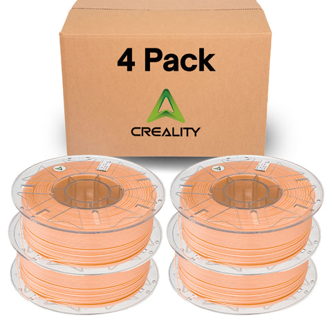 Creality Hyper PLA 3D Printer Filament 4 Pack - 1.75mm, 1kg Spool, Up to 600mm/s High-Speed Printing, +/-0.03mm Accuracy, Compatible with Creality K1 Max Ender-5 S1, Anycubic, Prusa, Bambu, Peach-Pink