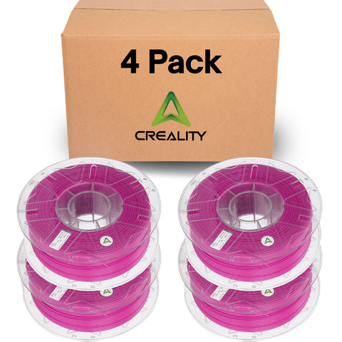 Creality Hyper PLA 3D Printer Filament 4 Pack - 1.75mm, 1kg Spool, Up to 600mm/s High-Speed Printing, +/-0.03mm Accuracy, Compatible with Creality K1 Max Ender-5 S1, Anycubic, Prusa, Bambu, Purple Tulip