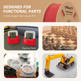 Creality Hyper PLA 3D Printer Filament 1.75mm, 1kg Spool, Up to 600mm/s High-Speed Printing, +/-0.03mm Accuracy, Compatible with Creality K1 Max Ender-5 S1, Anycubic, Prusa, Bambu, Red