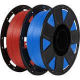 Creality Ender PLA Filament 1.75mm 2 Roll Bundle  - 1 Red Roll & 1 Blue Roll – No-Tangle, Eco-Friendly, Strong Bonding, Universal 3D Printer Fit