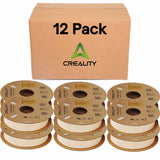 Creality Hyper PLA 3D Printer Filament 12 Pack - 1.75mm, 1kg Spool, Up to 600mm/s High-Speed Printing, +/-0.03mm Accuracy, Compatible with Creality K1 Max Ender-5 S1, Anycubic, Prusa, Bambu, Skin