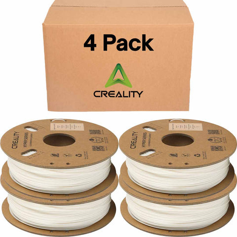 Creality Hyper PLA RFID White Filament 4 Pack 1.75mm 1kg High-Speed 600mm/s - 3301010405