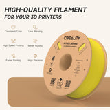 Creality Hyper PLA 3D Printer Filament 12 Pack - 1.75mm, 1kg Spool, Up to 600mm/s High-Speed Printing, +/-0.03mm Accuracy, Compatible with Creality K1 Max Ender-5 S1, Anycubic, Prusa, Bambu, Yellow