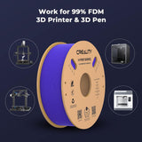 Creality Hyper PLA 3D Printer Filament 4 Pack - 1.75mm, 1kg Spool, Up to 600mm/s High-Speed Printing, +/-0.03mm Accuracy, Compatible with Creality K1 Max Ender-5 S1, Anycubic, Prusa, Bambu, Blue