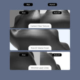 Creality Carbon Fiber Filament 4 Pack of 1.75mm - High-Speed 3D Printer Filament, 50-300mm/s, 1kg/2.2lbs Spool, Hyper PLA-CF with Dimensional Accuracy +/- 0.03mm - Greyish Yellow