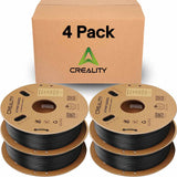 Creality Carbon Fiber Filament 4 Pack of 1.75mm - High-Speed 3D Printer Filament, 50-300mm/s, 1kg/2.2lbs Spool, Hyper PLA-CF with Dimensional Accuracy +/- 0.03mm - Dark Green
