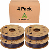 Creality Carbon Fiber Filament 4 Pack of 1.75mm - High-Speed 3D Printer Filament for K1C, 50-300mm/s, 1kg/2.2lbs Spool, Hyper PLA-CF with Dimensional Accuracy +/- 0.03mm - Purple
