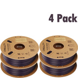 Creality Carbon Fiber Filament 4 Pack of 1.75mm - High-Speed 3D Printer Filament for K1C, 50-300mm/s, 1kg/2.2lbs Spool, Hyper PLA-CF with Dimensional Accuracy +/- 0.03mm - Purple