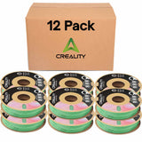Creality CR-PLA Matte Filament 12 Pack - 1.75mm - Eco-Friendly Cardboard Spool, Matte Avocado Green, 1kg/2.2lbs Spool, Dimensional Accuracy ≤0.03mm, Compatible with Creality and Most FDM Printers