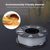 Creality CR-PLA Matte Filament 4 Pack - 1.75mm - Eco-Friendly Cardboard Spool, Matte Grey, 1kg/2.2lbs Spool, Dimensional Accuracy ≤0.03mm, Compatible with Creality and Most FDM Printers
