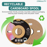 Creality CR-PLA Matte Filament 12 Pack - 1.75mm - Eco-Friendly Cardboard Spool, Matte Gypsum White, 1kg/2.2lbs Spool, Dimensional Accuracy ≤0.03mm, Compatible with Creality and Most FDM Printers