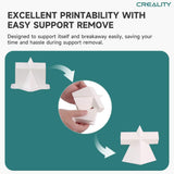 Creality CR-PLA Matte Filament 4 Pack - 1.75mm - Eco-Friendly Cardboard Spool, Matte Gypsum White, 1kg/2.2lbs Spool, Dimensional Accuracy ≤0.03mm, Compatible with Creality and Most FDM Printers