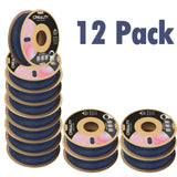 Creality CR-PLA Matte Filament 12 Pack - 1.75mm - Eco-Friendly Cardboard Spool, Matte Navy Blue, 1kg/2.2lbs Spool, Dimensional Accuracy ≤0.03mm, Compatible with Creality and Most FDM Printers