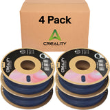 Creality CR-PLA Matte Filament 4 Pack - 1.75mm - Eco-Friendly Cardboard Spool, Matte Navy Blue, 1kg/2.2lbs Spool, Dimensional Accuracy ≤0.03mm, Compatible with Creality and Most FDM Printers