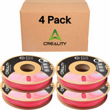 Creality CR-PLA Matte Filament 4 Pack - 1.75mm - Eco-Friendly Cardboard Spool, Matte Strawberry Red, 1kg/2.2lbs Spool, Dimensional Accuracy ≤0.03mm, Compatible with Creality and Most FDM Printers