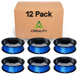 Creality CR-PLA Matte Filament 12 Pack - 1.75mm - Eco-Friendly Cardboard Spool, Matte Navy Blue, 1kg/2.2lbs Spool, Dimensional Accuracy ≤0.03mm, Compatible with Creality and Most FDM Printers