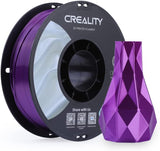 Creality Silk PLA Filament 4-Pack - 1.75mm, High Gloss & Smooth Texture, 2.2lb Spools Each, Clog-Free, Compatible with Most FDM Printers, Easy Mold, Low Shrinkage - Purple