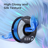 Creality Silk PLA 3D Printer Filament - 1.75mm, High Gloss & Smooth Texture, 2.2lb Spool, Clog-Free, Compatible with Most FDM Printers, Easy Mold, Low Shrinkage - Golden