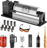 Creality Laser Rotary Roller Pro, Y-Axis Rotary Chuck Kit for Creality Series Laser Engravers, 3-in-1 Adjustable Jaws, Engraves Cylindrical Objects, Includes M6 Risers & Professional Goggles