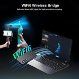Creality CR-Scan Ferret Pro Wireless Handheld 3D Scanner; WiFi 6; 0.1mm Accuracy; 30FPS Full Color