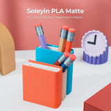 Creality Colorful Soleyin Ultra PLA 12 Pack of 3D Printer Filament 1 75mm; Matte Grey; 1kg Spool; High Speed 300mm s; Plus Minus 0 02mm Accuracy; Quick Cooling; for Ender K1; K1C; K2 Pro Plus - 3301010517