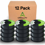 Creality Ender PLA+ Filament Orange 12 Pack of 1KG Spools, 1.75mm Diameter, Compatible with 99% FDM 3D Printers, Strong Toughness, Clog-Free, Vacuum Packaged, High Precision, Eco-Friendly