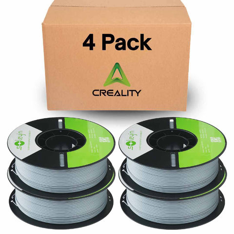 Creality Colorful Soleyin Ultra PLA 3D Printer Filament 1 75mm; Matte Grey; 1kg Spool; High Speed 300mm s; Plus Minus 0 02mm Accuracy; Quick Cooling; for Ender K1; K1C; K2 Pro Plus - 3301010517