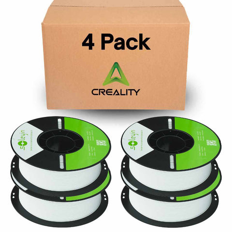 Creality Colorful Soleyin Ultra PLA 3D Printer Filament 1 75mm; Matte White; 1kg Spool; High Speed 300mm s; Plus Minus 0 02mm Accuracy; Quick Cooling; for Ender K1; K1C; K2 Pro Plus - 3301010512